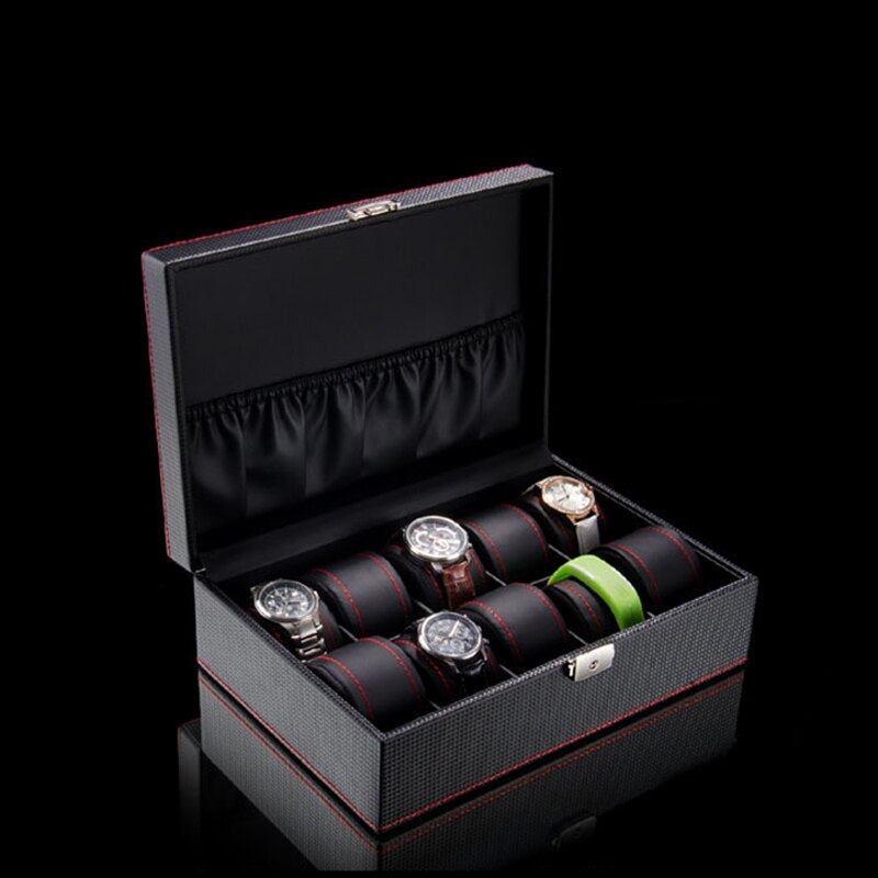 Carbon Fiber Watch Box – 10 Watches | Winderly