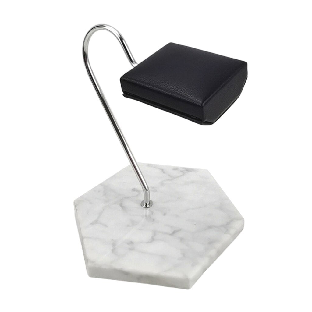 Marble Watch Stand – Black & White | Winderly
