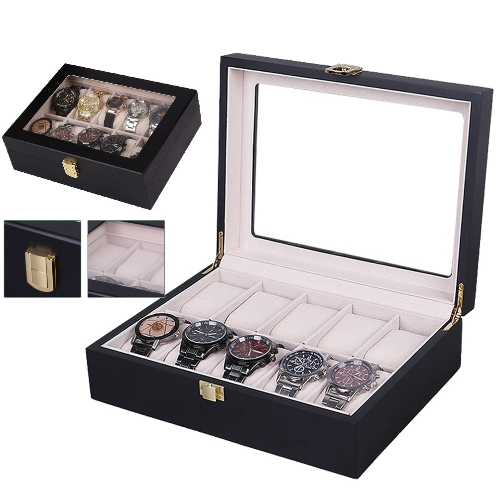 Wood Watch Box – 10 Watches | Winderly