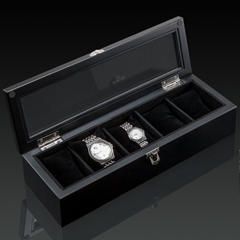 Wood Watch Box – 5 Watches | Winderly