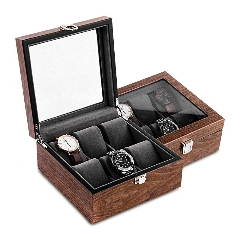 Wood Watch Box – 6 Watches | Winderly