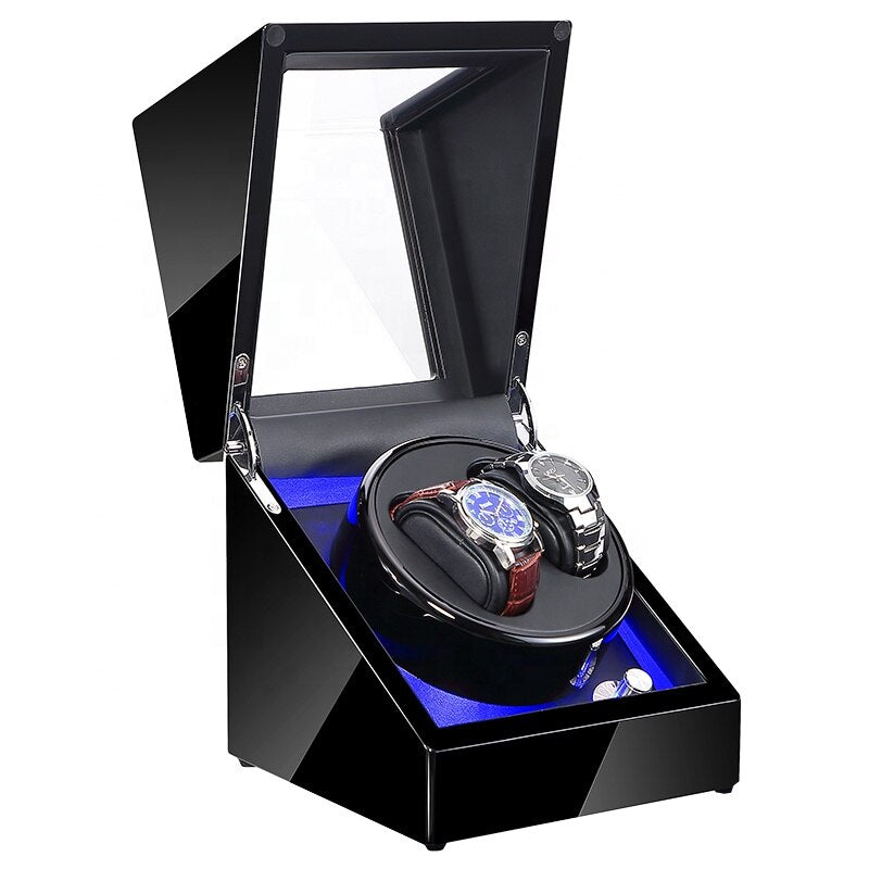 Wood Dual Watch Winder
