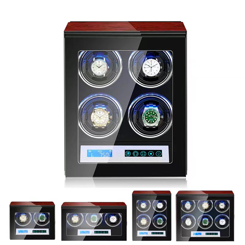 Lacquered Wood Watch Winder – 4 Watches | Winderly
