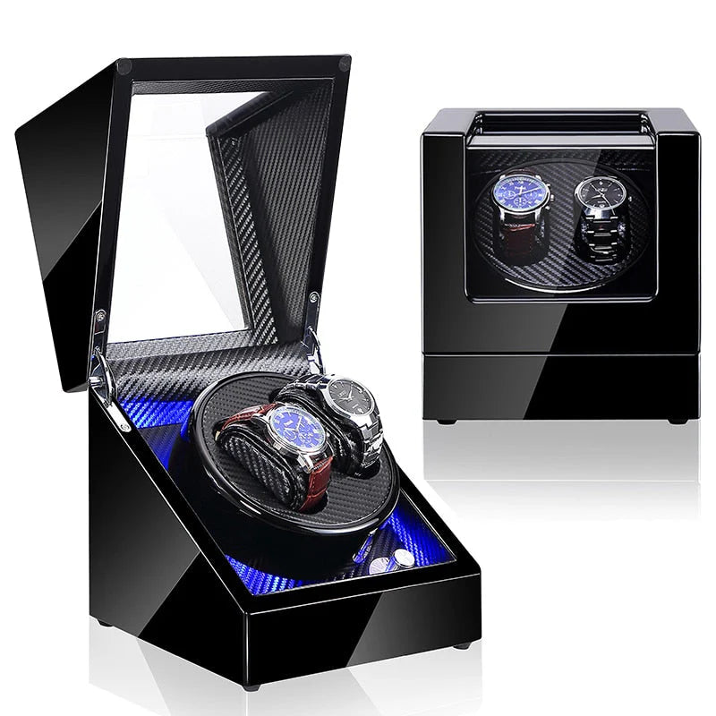 Wood Dual Watch Winder