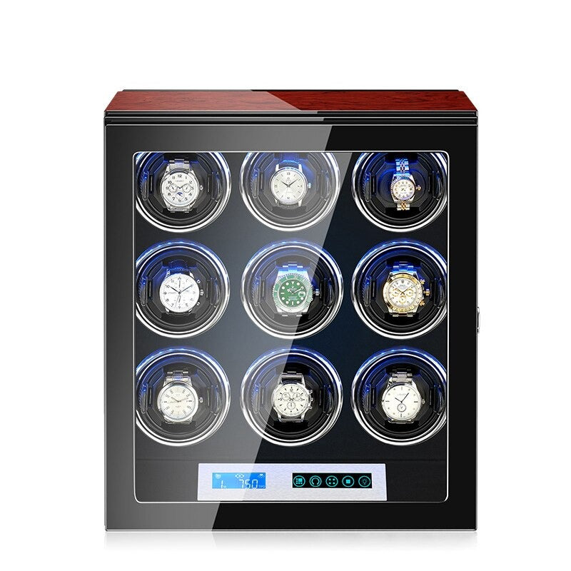 Lacquered Wood Watch Winder – 9 Watches | Winderly