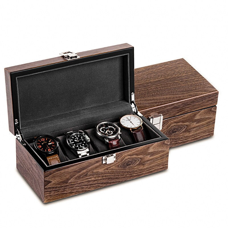 Wood Watch Box – 4 Watches | Winderly
