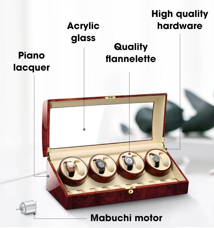 Wood Watch Winder Cabinet – 17 Watches | Winderly